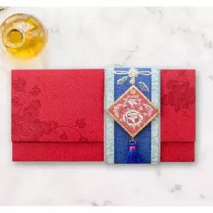 편지지축하봉투 TP94ZS40 3P 고운 홍빛 미니 카드 엽서 생일