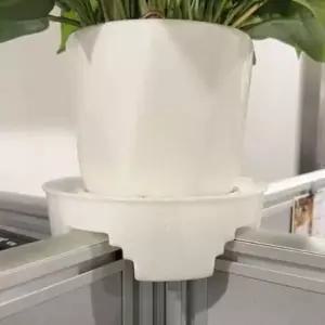 [콩심팥심]사무실 인테리어 파티션 화분대 T형 2p 세트 사무용식물선반