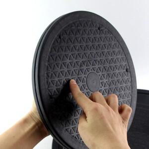 호환 8인치(20cm) 검정색 플라스틱 회전판  원형 분재용 360도 테이블  모니터/TV용