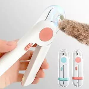 반려동물 강아지 고양이 LED 라이트 발톱 케어 깎이