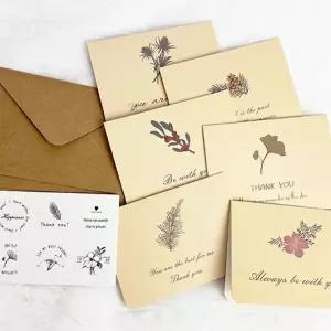 편지지봉투 FL01ZU25 스티커 세트 6p 축하카드 승진축하카드 카