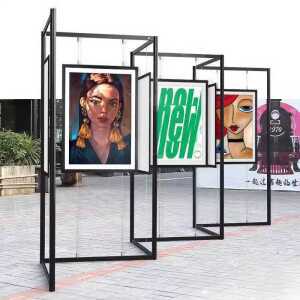 미술 작품 전시대 진열 액자 파티션 전시 철제 거치대