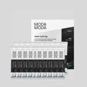 모다모다 더 순한 물염색 20매입 (블랙) (리필)