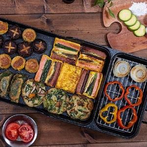 초대형 트리플 와이드 전기 그릴 74cm 명절 삼겹살 불판