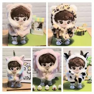 지오몽 애니멀 털코트 (5종) 20cm 솜인형 솜뭉치 아이돌 무속성 인형옷