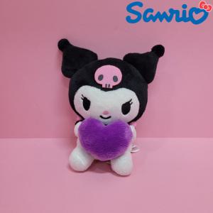 산리오 쿠로미 하트 가방고리 12cm 애착 인형
