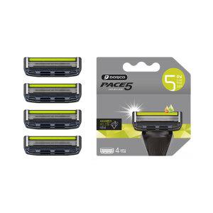 도루코 페이스 5 면도날 FVA1040 4개입 5중날 면도기 리필 교체용