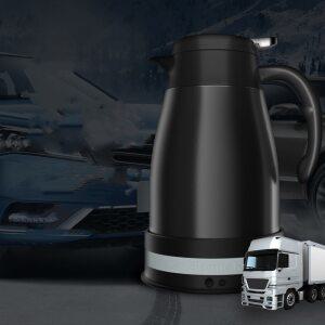 차량용커피포트 카포트 가열텀블러  1200ML 96W 200W 자동차 주전자 온수기 대형 트럭 휴대용 RV 스테인레