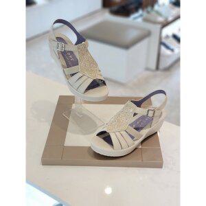 [시흥점][미소페]미소페 여성 굽5센티 경량 캐주얼 샌들 (712324018)