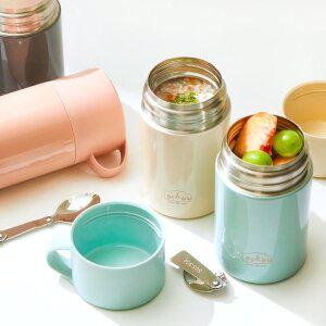 [신세계몰]디유 스텐 600ml 보온보냉 도시락통 죽통(스푼포함)_직장인 피크닉 수능 샐러드