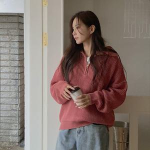 [제작/빅사이즈]이블렛 르벤프 세일러 반집업 니트 제이스타일