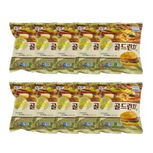 대신 골드런치 버거 135g 10봉 편의점햄버거 추억의학교매점빵 군대리아 냉동햄버거