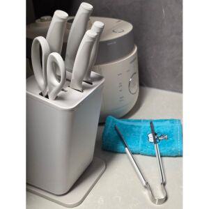 도루코 마이셰프 마린 풀구성 칼블럭 세트(베이지/민트)