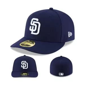 [관부가세포함] New Era 샌디에이고 파드레스 네이비 피티드 햇 MLB 정품 2017 홈 로우 프로파일