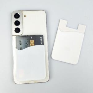 부착형 휴대폰 카드 지갑 화이트 스마트폰 카드 포켓