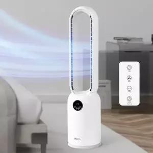 [밀양본차이나][MILLTH] AC디지털 날개없는 선풍기(리모컨)