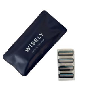 위즐리 면도기 고급 날 와이즐리 5중면도날 면도기 리필 4P