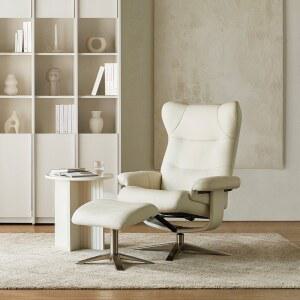 까사미아 NEW 옴므 1인 리클라이너_화이트