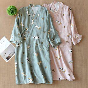 거즈면샤워가운 비치 마사지 커플 남자 여자 린넨 바스 배스 샤워 가운 타월 타올 로브