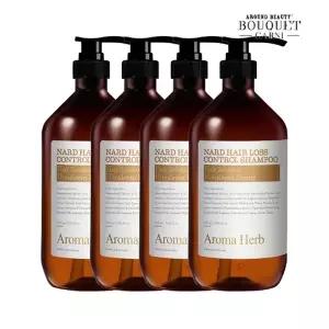히말라야 허브 나드 탈모증상완화 샴푸 아로마허브향 1000ml x4개