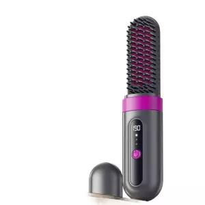 빗 달린 드라이기 헤어롤 볼륨드라이 컬링 무선 고데기