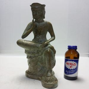 청동 대형 반가사유상86호 높이30cm무게1.8kg 단초마을 골동품/수집품/도자기