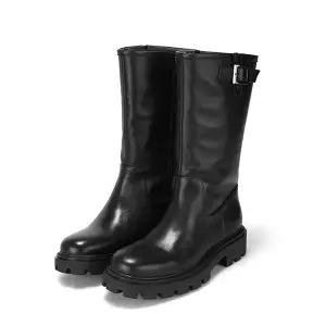 바바라 소가죽 청키 여성미들부츠 4cm_BBG852