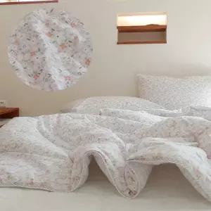 [은남침구]알러지케어 먼지없는 사계절용 부드러운 차렵이불 마이크로코코 그레이 블루 핑크