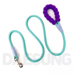 듀오독 버블캔디 강아지 리드줄 민트 1.5m 애견 목줄 반려견 산책줄