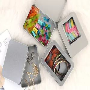 썸레이마켓 사각 틴케이스 8.5X12CM 과자틴케이스