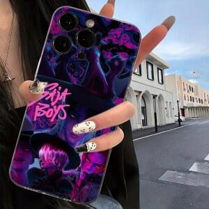 K팝 진우 D-데몬 H- 즈 S25 S24 S23 S22 S21 S20 FE 노트20 노트10 플러스 울트라 라이트 5G 투명 소프트 T 폰 케이스 DS-Y5