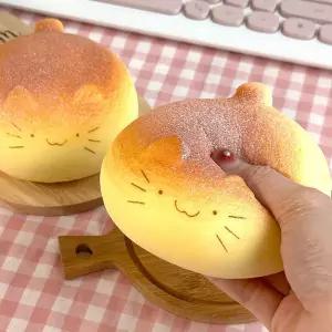 말랑 빵떡 고양이 스퀴시 6000 (122) 말랑이