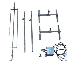 단품 통돼지 회전대 회전 구이 바베큐 통바베큐 모터 화로 기계 겸용