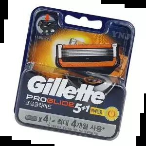 윤활스트립 질레트 퓨전 프로글라이드 파워 면도날(4입)(정품)