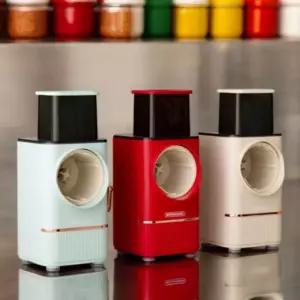 전동 오토슬라이서 스빙 자동 야채 만능 채칼 당근 채썰기 양배추 채써는기계