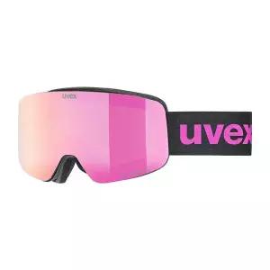 [키즈봉봉](강남점)[UVEX/우벡스]주니어 스키고글 파우더 FM(미러) 블랙 매트 핑크