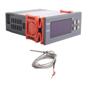 N88R 디지털 온도 컨트롤러-99-400 학위 PT100 M8 프로브 열전쌍 센서 내장 조절기 220V 스위치