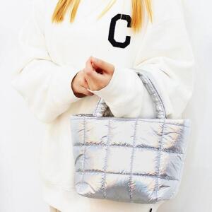 [케이프리] 겨울 외출 누빔 퀼팅 지퍼 크로스 패딩백