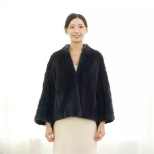 [우진모피](WJ) 코펜하겐퍼 휘메일 나그랑 네이비 밍크코트 국내생산 본사직영