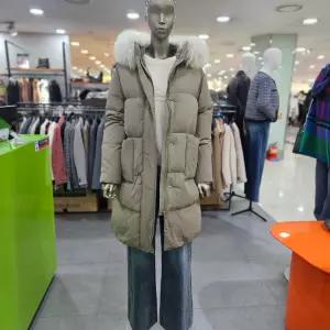 시슬리/애플아울렛/폭스퍼 후드 구스다운 롱 패딩 SAPDF2561