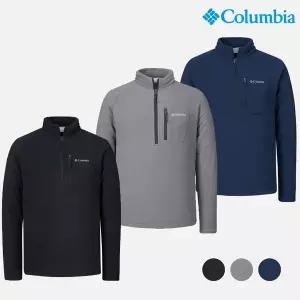 [컬럼비아](천안아산점) 남성 기본 솔리드 하프 집업 플리스 티셔츠 XO6410