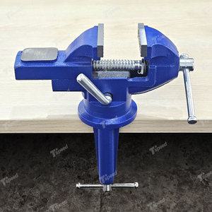 미니회전바이스 60mm 소형 탁상바이스 고정 클램프