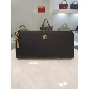 [여주점][루이까또즈]여성 지퍼 장지갑 SQ1SD01BL