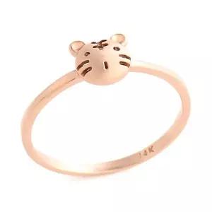 [비앤비골드] 14K/18K 큐티 애니 호랑이 반지 SRS35190