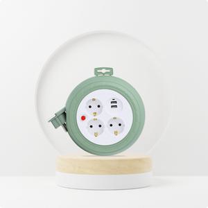 러그박스 3M 멀티 전기 캠핑 릴선 (민트) USB 1.0SQ 멀티탭