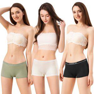 [제이앤제이컴퍼니]예스 베이직 여성 드로즈 3매 DZ301 사각팬티 속옷