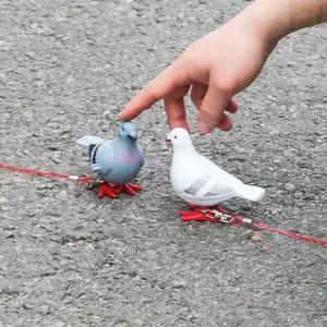 아트박스/갓샵 움직이는 반려 비둘기 애완 인형 세트 (산책 세트)