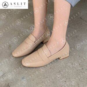 [신세계몰][애슬릿] 사각 코 청키 낮은 굽 심플 정장 로퍼