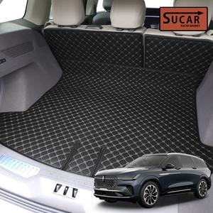 2024 링컨 올뉴 노틸러스 슈카마켓 퀄팅 트렁크매트 가죽 바닥 차박 일체형