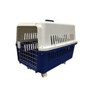 마마쇼 세이프락 강아지 켄넬 고양이 이동장 반려동물 캐리어 케이지-350 블루
